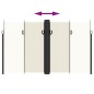 vidaXL Toldo lateral retráctil crema 200x1000 cm vidaXL Toldo lateral retráctil crema 200x1000 cm