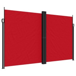 vidaXL Toldo lateral retráctil rojo 200x1000 cm