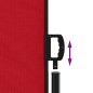 vidaXL Toldo lateral retráctil rojo 200x1000 cm vidaXL Toldo lateral retráctil rojo 200x1000 cm