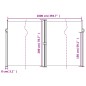vidaXL Toldo lateral retráctil rojo 200x1000 cm vidaXL Toldo lateral retráctil rojo 200x1000 cm