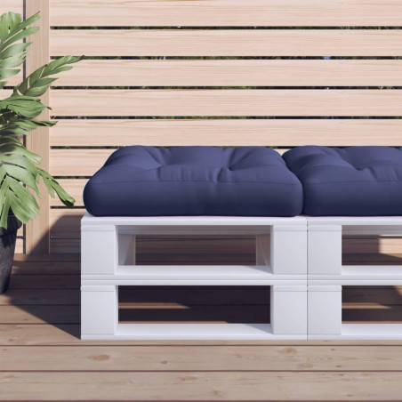 vidaXL Cojín de muebles de palets tela Oxford azul marino 58x58x10 cm