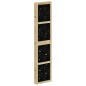 vidaXL Biombo separador 6 paneles madera maciza Paulownia marrón negro vidaXL Biombo separador 6 paneles madera maciza Paulownia marrón negro
