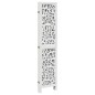 vidaXL Biombo separador de 5 paneles madera maciza Paulownia blanco vidaXL Biombo separador de 5 paneles madera maciza Paulownia blanco