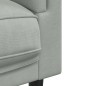 vidaXL Sofá con cojines 2 plazas terciopelo gris claro vidaXL Sofá con cojines 2 plazas terciopelo gris claro