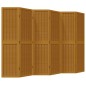 vidaXL Biombo separador de 6 paneles madera maciza paulownia marrón vidaXL Biombo separador de 6 paneles madera maciza paulownia marrón