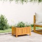 vidaXL Jardinera con forro madera maciza de acacia 54x31x30 cm vidaXL Jardinera con forro madera maciza de acacia 54x31x30 cm