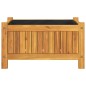vidaXL Jardinera con forro madera maciza de acacia 54x31x30 cm vidaXL Jardinera con forro madera maciza de acacia 54x31x30 cm