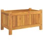 vidaXL Jardinera con forro madera maciza de acacia 54x31x30 cm vidaXL Jardinera con forro madera maciza de acacia 54x31x30 cm