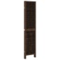 vidaXL Biombo separador de 4 paneles madera paulownia marrón oscuro vidaXL Biombo separador de 4 paneles madera paulownia marrón oscuro