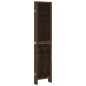 vidaXL Biombo separador de 6 paneles madera paulownia marrón oscuro vidaXL Biombo separador de 6 paneles madera paulownia marrón oscuro