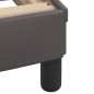 vidaXL Cama con colchón cuero sintético gris 90x190 cm vidaXL Cama con colchón cuero sintético gris 90x190 cm
