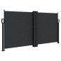vidaXL Toldo lateral retráctil negro 120x600 cm vidaXL Toldo lateral retráctil negro 120x600 cm
