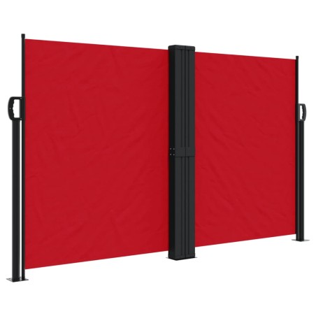 vidaXL Toldo lateral retráctil rojo 140x600 cm