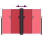 vidaXL Toldo lateral retráctil rojo 160x600 cm vidaXL Toldo lateral retráctil rojo 160x600 cm