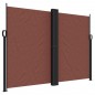 vidaXL Toldo lateral retráctil marrón 180x600 cm vidaXL Toldo lateral retráctil marrón 180x600 cm