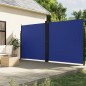 vidaXL Toldo lateral retráctil azul 220x600 cm vidaXL Toldo lateral retráctil azul 220x600 cm