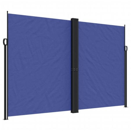 vidaXL Toldo lateral retráctil azul 220x600 cm