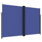 vidaXL Toldo lateral retráctil azul 220x600 cm vidaXL Toldo lateral retráctil azul 220x600 cm