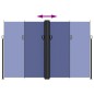 vidaXL Toldo lateral retráctil azul 220x600 cm vidaXL Toldo lateral retráctil azul 220x600 cm