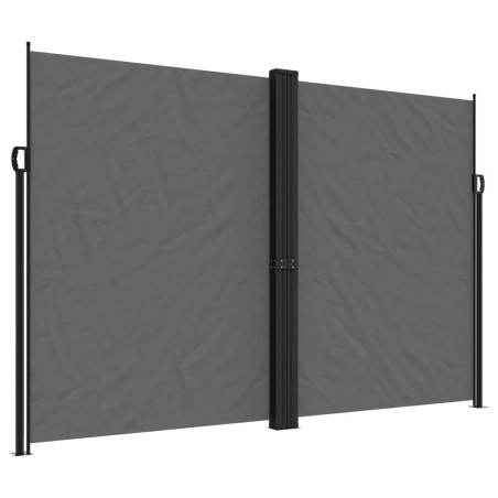 vidaXL Toldo lateral retráctil gris antracita 220x600 cm
