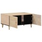 vidaXL Mesa de centro de madera maciza de mango 80x50x40 cm vidaXL Mesa de centro de madera maciza de mango 80x50x40 cm