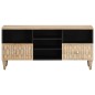 vidaXL Mueble de TV madera maciza de mango 100x33x46 cm