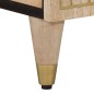 vidaXL Mueble de TV madera maciza de mango 100x33x46 cm
