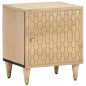 vidaXL Mesitas de noche 2 uds madera maciza de mango 40x33x46 cm vidaXL Mesitas de noche 2 uds madera maciza de mango 40x33x46 cm