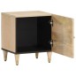 vidaXL Mesitas de noche 2 uds madera maciza de mango 40x33x46 cm vidaXL Mesitas de noche 2 uds madera maciza de mango 40x33x46 cm