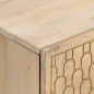 vidaXL Mesitas de noche 2 uds madera maciza de mango 40x33x46 cm vidaXL Mesitas de noche 2 uds madera maciza de mango 40x33x46 cm