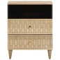 vidaXL Mesita de noche madera maciza de mango 50x33x60 cm vidaXL Mesita de noche madera maciza de mango 50x33x60 cm