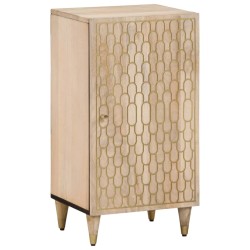 vidaXL Armario auxiliar madera maciza de mango 40x33x75 cm