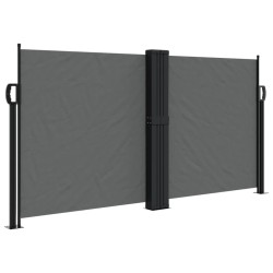 vidaXL Toldo lateral retráctil gris antracita 120x1000 cm