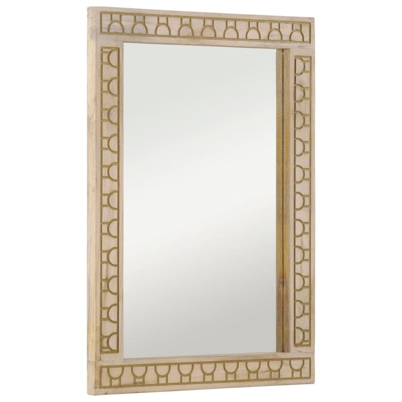 vidaXL Espejo de baño madera maciza de acacia y vidrio 50x70x2,5 cm vidaXL Espejo de baño madera maciza de acacia y vidrio 50x70x2,5 cm
