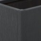 vidaXL Jardinera con enrejado PP gris oscuro 80x36x140 cm vidaXL Jardinera con enrejado PP gris oscuro 80x36x140 cm