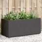 vidaXL Jardinera PP gris oscuro 80x36x35 cm vidaXL Jardinera PP gris oscuro 80x36x35 cm
