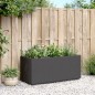 vidaXL Jardinera PP gris oscuro 80x36x35 cm vidaXL Jardinera PP gris oscuro 80x36x35 cm