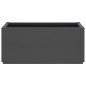 vidaXL Jardinera PP gris oscuro 80x36x35 cm vidaXL Jardinera PP gris oscuro 80x36x35 cm