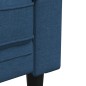 vidaXL Juego de sofás 2 piezas tela azul vidaXL Juego de sofás 2 piezas tela azul