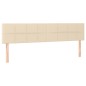vidaXL Cama box spring con colchón tela color crema 120x190 cm vidaXL Cama box spring con colchón tela color crema 120x190 cm