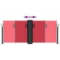 vidaXL Toldo lateral retráctil rojo 100x600 cm vidaXL Toldo lateral retráctil rojo 100x600 cm