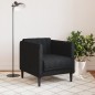 vidaXL Sillón de tela negro vidaXL Sillón de tela negro