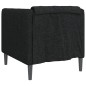 vidaXL Sillón de tela negro vidaXL Sillón de tela negro