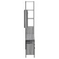 vidaXL Set de muebles de baño 4 pzas madera contrachapada gris sonoma vidaXL Set de muebles de baño 4 pzas madera contrachapada gris sonoma