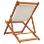 vidaXL Sillas de playa plegables 2 unidades tela blanco crema vidaXL Sillas de playa plegables 2 unidades tela blanco crema