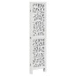 vidaXL Biombo separador de 4 paneles madera maciza Paulownia blanco vidaXL Biombo separador de 4 paneles madera maciza Paulownia blanco