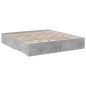 vidaXL Cama con cajones madera ingeniería gris hormigón 200x200 cm vidaXL Cama con cajones madera ingeniería gris hormigón 200x200 cm