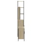 vidaXL Set de muebles de baño 3 pzas madera contrachapada roble Sonoma vidaXL Set de muebles de baño 3 pzas madera contrachapada roble Sonoma