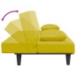 vidaXL Juego de sofás con cojines 2 piezas terciopelo amarillo vidaXL Juego de sofás con cojines 2 piezas terciopelo amarillo