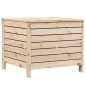 vidaXL Juego de sofás de jardín 7 piezas madera maciza de pino